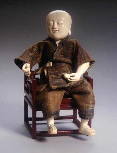 Articulated Figure of a Boy, Kangxi period (1662-1722) by Qing Dynasty Chinese School